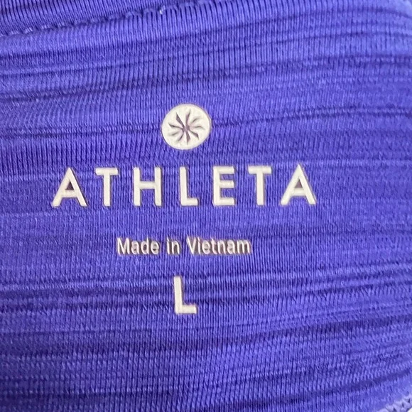 Athleta Swagger Skort Sz Large Tennis Skirt Purple Ruffle Sporty Athletic - Picture 4 of 9